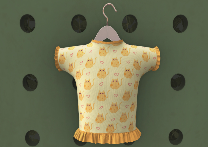 {M&M} Fern Shirt - Kitty