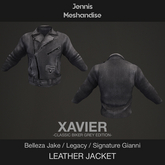 Classic Biker Jacket – Grey Leather – Men's Gothic & Motorcycle Style