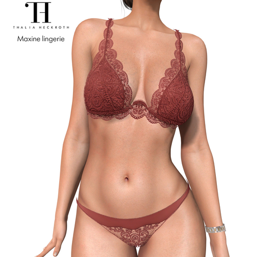 Thalia Heckroth - Maxine lingerie ROSE