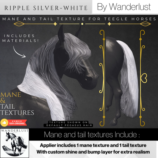 Wanderlust-Ripple Silver-White M&T Applier Boxed