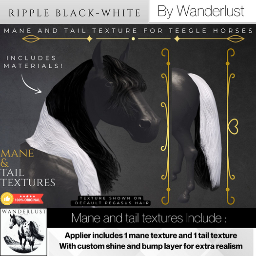 Wanderlust-Ripple Black-White M&T Applier Boxed