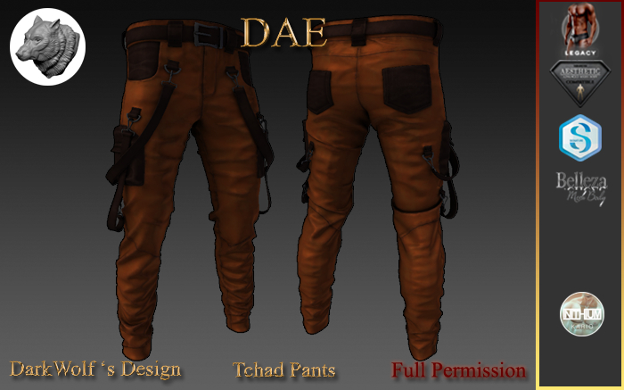 Tchad Pants Men Full Perm DAE