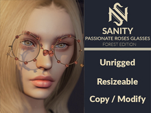 [Sanity] - Passionate Roses Glasses - Forest