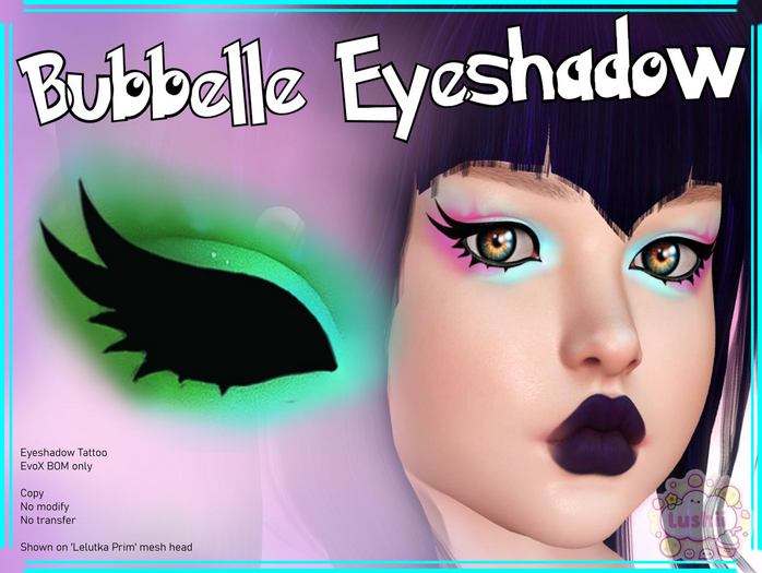 .:Lushii:. Bubbelle Eyeshadow Green & Teal