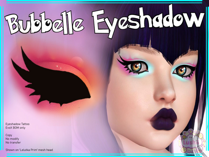 .:Lushii:. Bubbelle Eyeshadow Pink & Orange