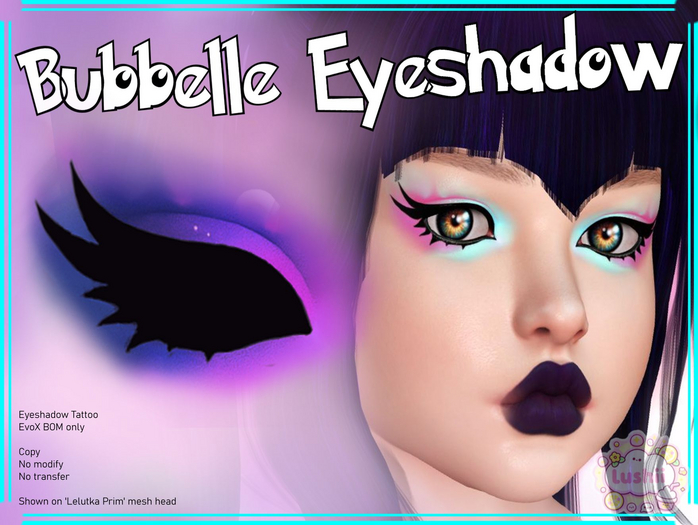 .:Lushii:. Bubbelle Eyeshadow Purple & Blue