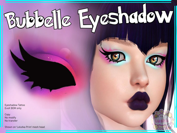 .:Lushii:. Bubbelle Eyeshadow Purple & Fushia 