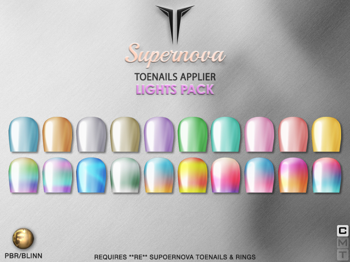 **RE** Supernova Toenails Applier - LIGHTS for Supernova Toenails & Rings