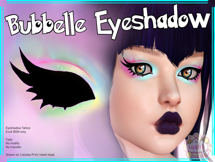 .:Lushii:. Bubbelle Eyeshadow Rainbow