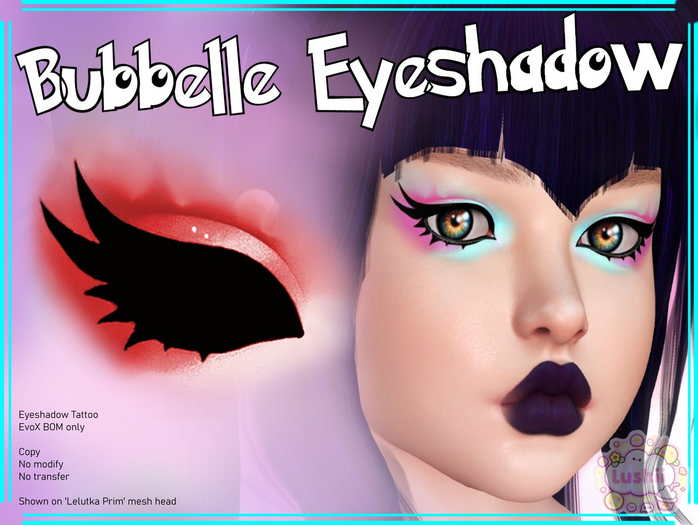 .:Lushii:. Bubbelle Eyeshadow Red 