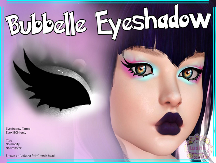 .:Lushii:. Bubbelle Eyeshadow Silver & White 