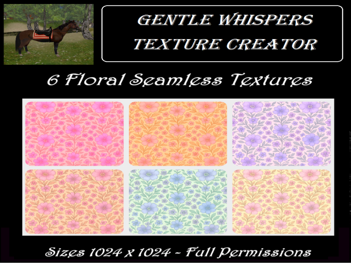 GW 6 Seamless  Floral Textures