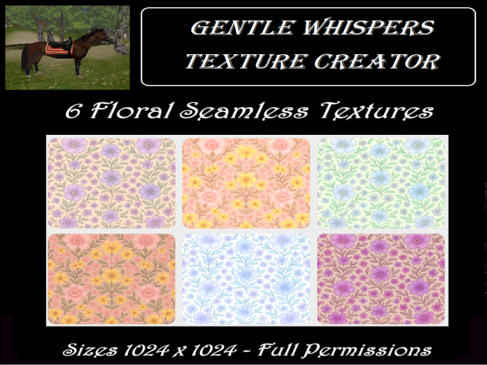 GW 6 Seamless  Floral Textures