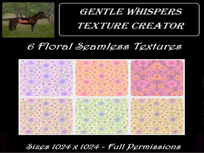 GW 6 Seamless  Floral Textures