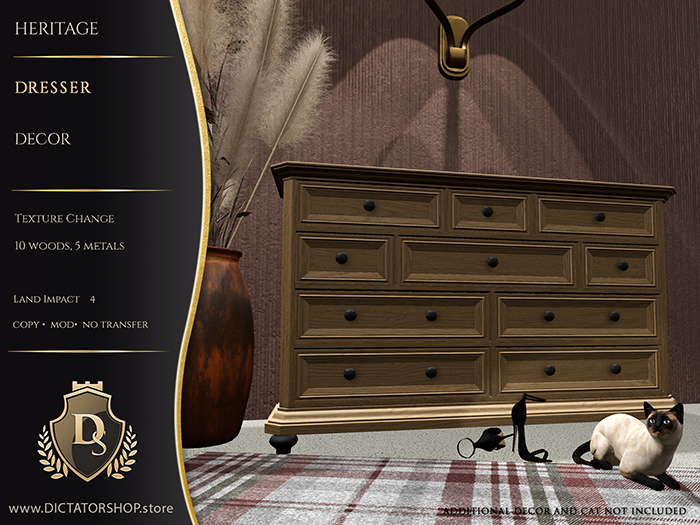 [Ds] Heritage  - Dresser Decor