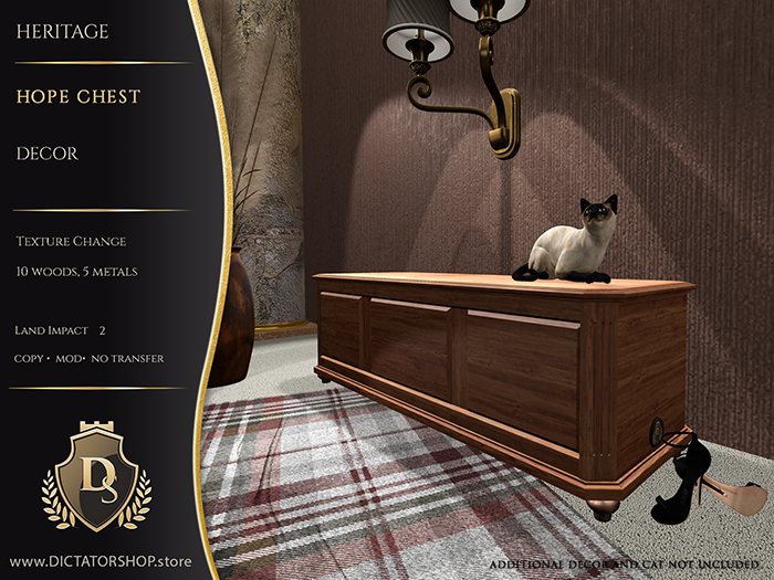 [Ds] Heritage  - Hope Chest Decor