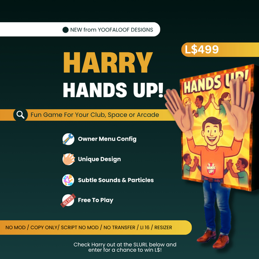 NEW! Harry, Hands Up! FREEPLAY Game 