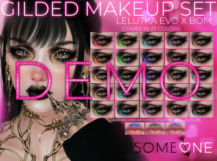 SOMEONE - Gilded Makeup Set - DEMO 