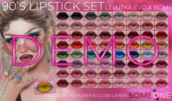 SOMEONE - 90's Lipstick Set - DEMO 