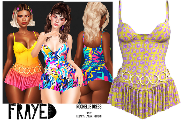 Frayed - Rochelle Dress - Animal