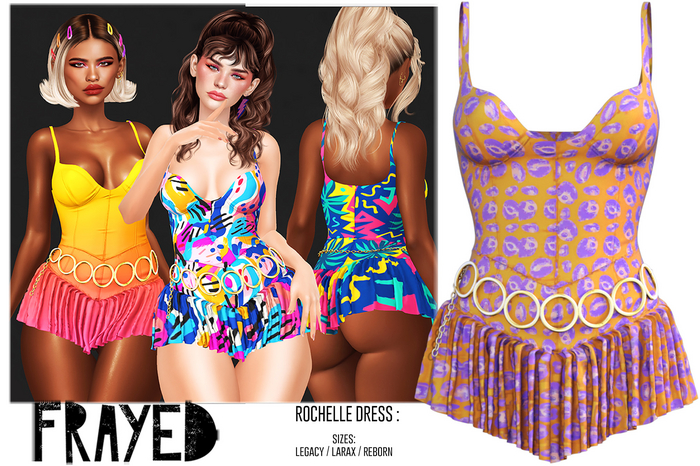 Frayed - Rochelle Dress - Leopard