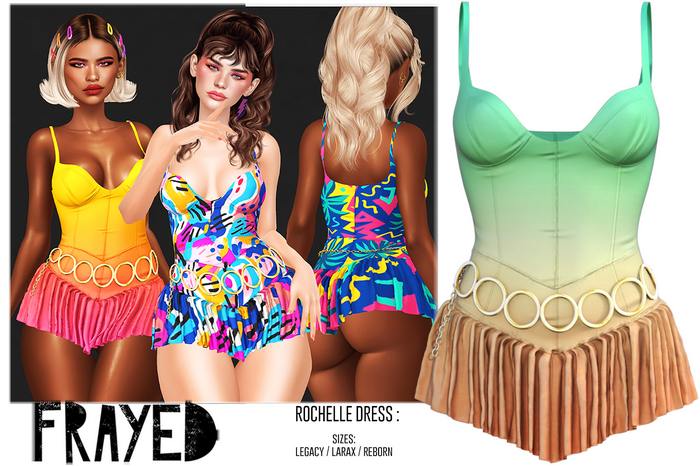 Frayed - Rochelle Dress - Firefly