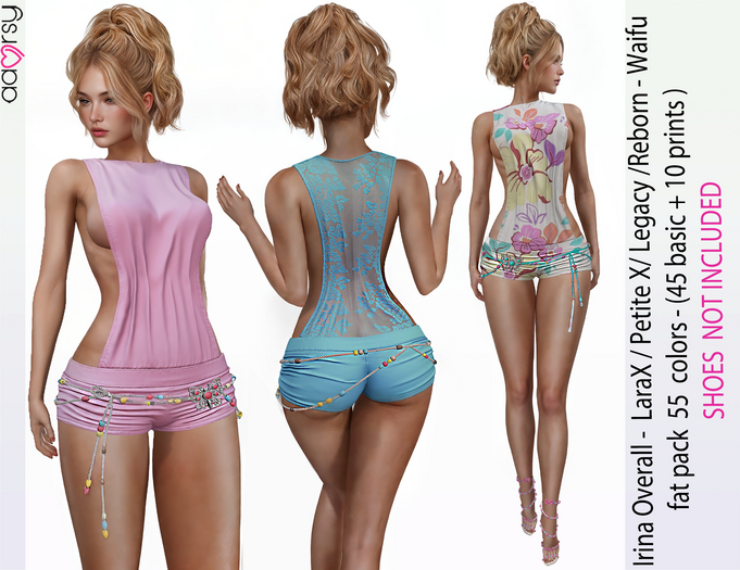 adorsy - Irina Overall Fatpack - LaraX/Legacy/PetiteX/Reborn/Waifu