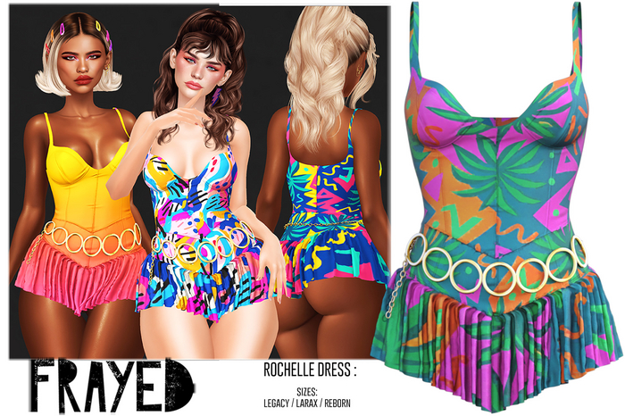 Frayed - Rochelle Dress - Tropical