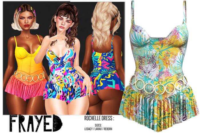 Frayed - Rochelle Dress - Tiger