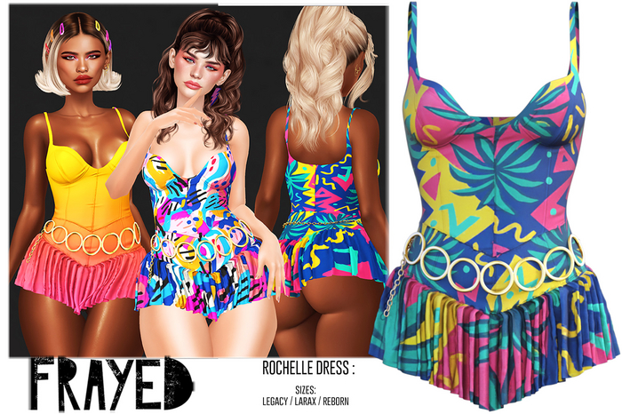 Frayed - Rochelle Dress - Miami