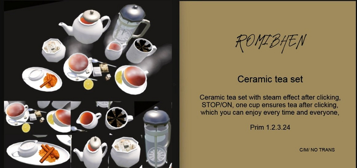 ROMIBHEN - Ceramic tea set