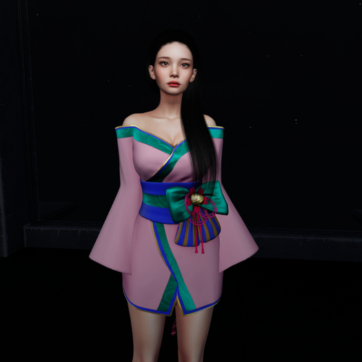 14 KS KIMONO PINK FREYA     