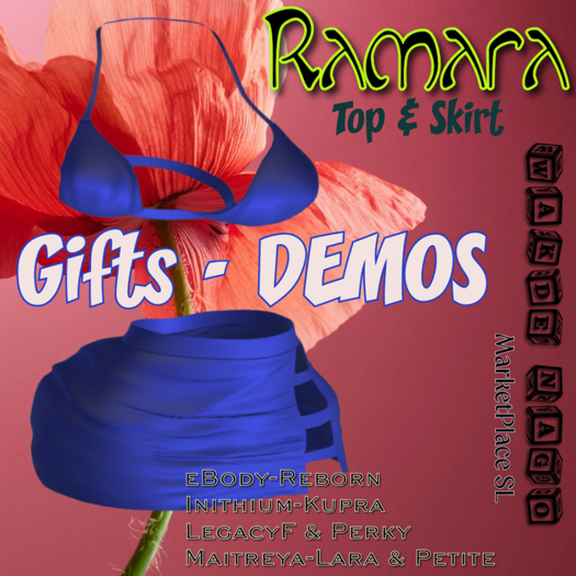 WN  Ramara Top&Skirt - Gift/DEMOS