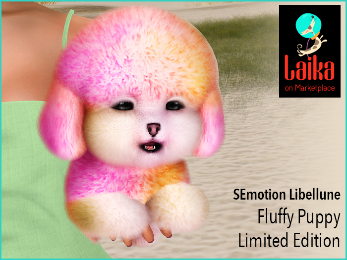 SEmotion Libellune Fluffy Puppy Holdable LIMITED