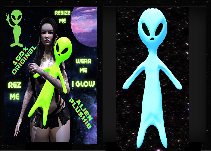 Second Life Marketplace - -NOLIMITS- Mesh Alien buddy plushie blueberry ...