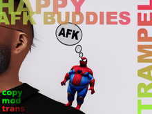 Chubby spider hero (AFK shoulder companion)