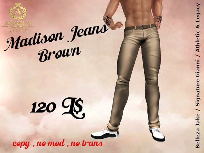 Angel's Store - Madison Jeans Brown