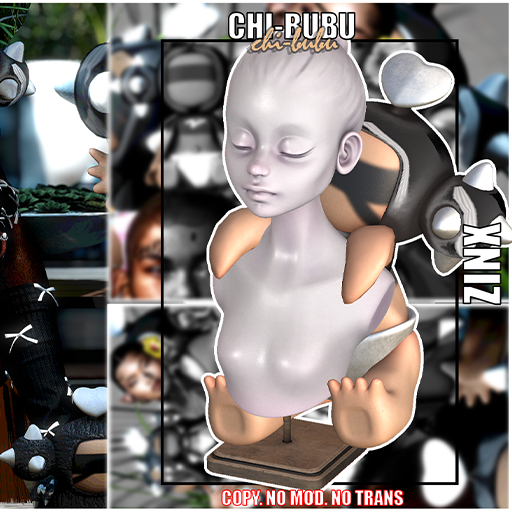 !#\\ `ZINX // Chi-Bubu Backpack [BW]