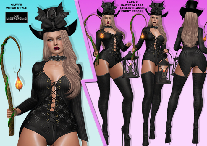 **OLWYN V2 WITCH CONCEPT COSTUME COMPLETE OUTFIT**