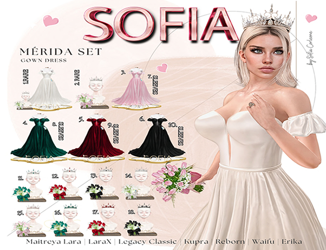 8. SOFIA.Merida sleeves.Emerald. BOX