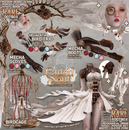 :MoonAmore: Caged soul /  MechaBoots (Coffee)