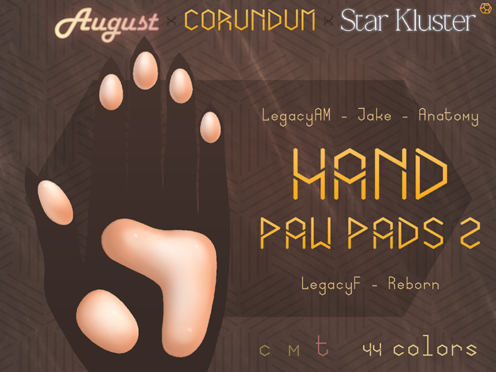 CORUNDUM - Hand Paw Pads 2