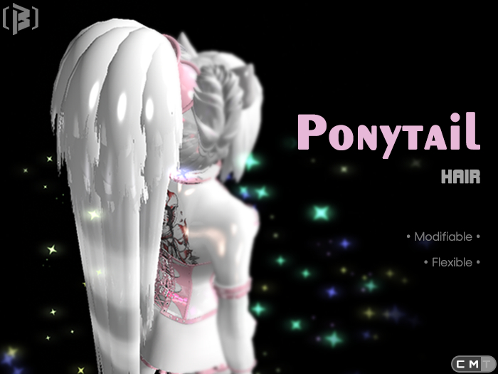 [Beeta] Ponytail Hair Flexible