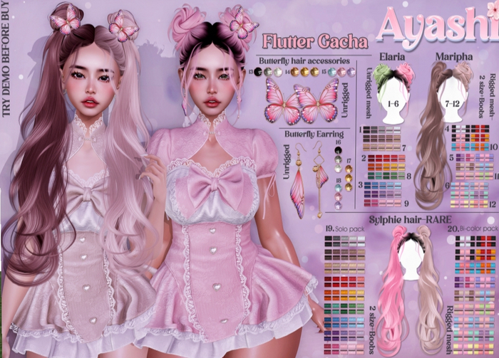 16. Ayashi-Butterfly Earring-SET1