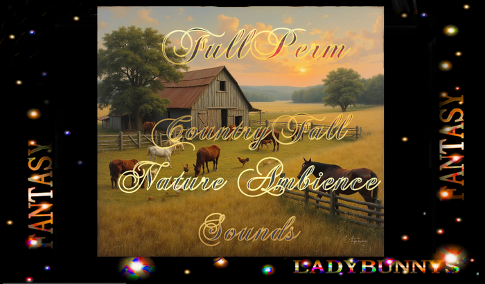 Bunny's Sounds-Country Fall Nature Ambience Sounds-full perm sounds