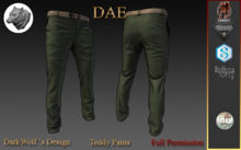 Teddy Pants Men Full Perm DAE