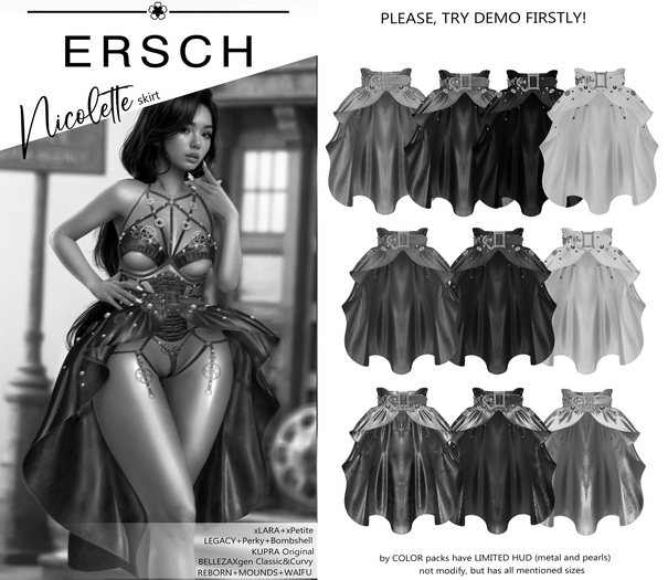 demo ERSCH - Nicolette skirt -fatpack-