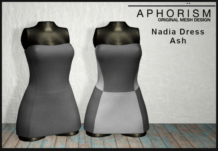 !APHORISM! - Nadia Dress Ash