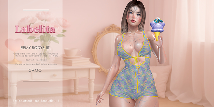 [LABELITA] Remy Bodysuit Camo