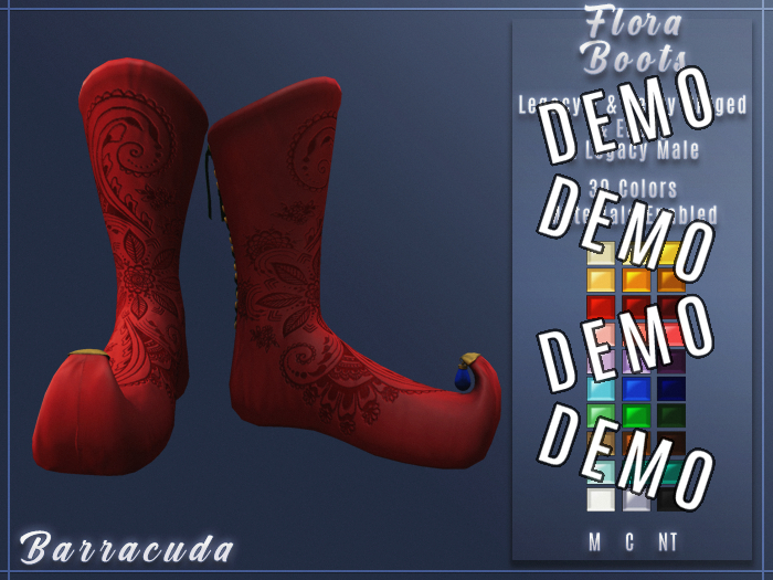 Barracuda: Flora Boots: DEMO